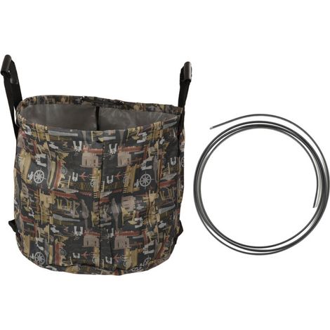 Sac de rangement pour feuilles de camping réutilisable et imperméable en tissu Oxford 600D, idéal pour les pique-niques, le jardin et les pique-niques, avec camouflage. (1/5)