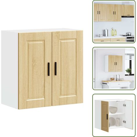vidaXL Küchen-Hängeschrank Porto Sonoma-Eiche Holzwerkstoff (1/5)