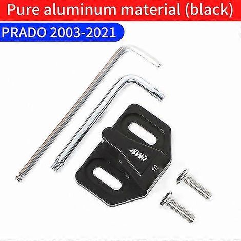 Pour Toyota Prado 150 Rav4, verrou de hayon, Land Cruiser FJ, Lexus GX, verrou de coffre, antichoc, antibruit, accessoires de verrouillage de porte arrière Housse de protection pour verrou de porte - (1/5)