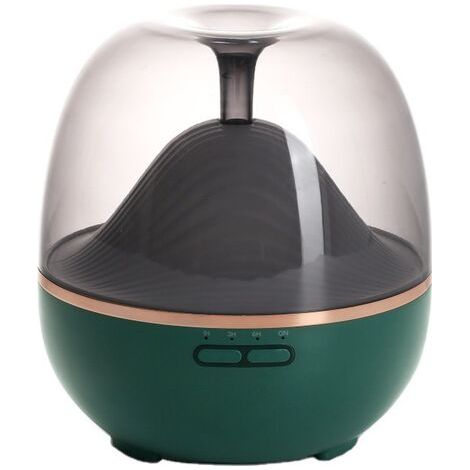 Machine d'aromathérapie à ultrasons, machine de parfum automatique domestique, lampe colorée intelligente, diffuseur de parfum chronométré et humidificateur à télécommande/vert