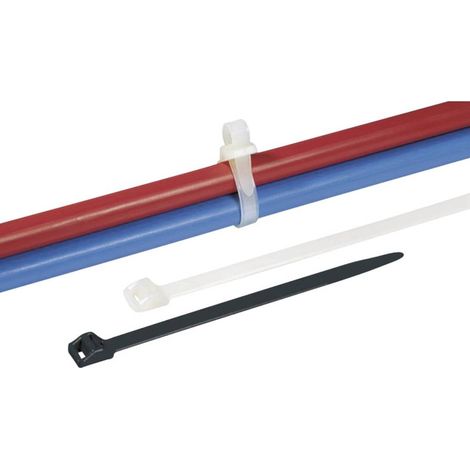 HellermannTyton 111-70110 RLT150-N66-BK-L1 Serre-câble 770 mm 8.90 mm noir réouvrable, stabilisé à la chaleur 50 pc(s) (1/2)