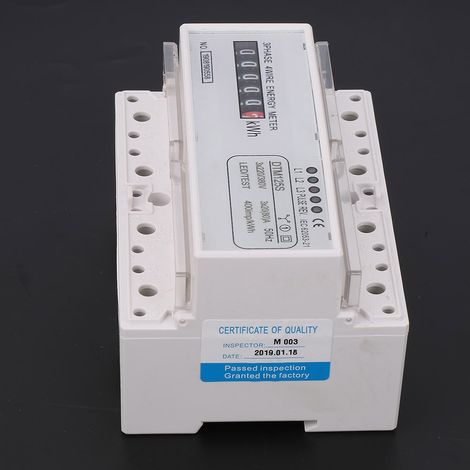 Digitaler Energieverbrauchszähler (220/380 V, 20–80 A, 3-phasig, kWh) (1/5)
