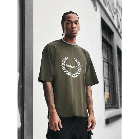 Camiseta de manga corta extragrande Olive Method Sport Laurel, talla XL (1/5)