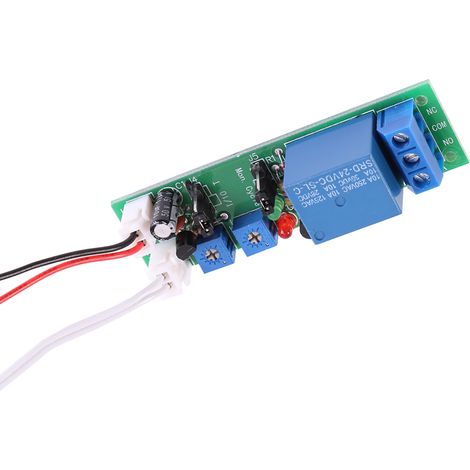 Module relais marche/arrêt avec temporisateur de cycle réglable (DC24V, 0-15 min) (1/5)