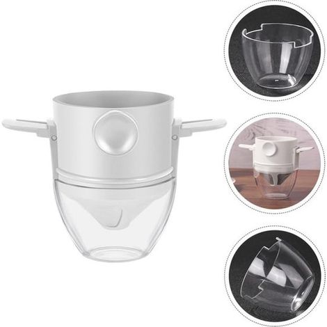 Filtro de café, Filtro de café de acero inoxidable, Reutilizable, Cafetera de goteo, Cafetera de goteo sin papel, viajes y camping, 1 pieza (1/5)