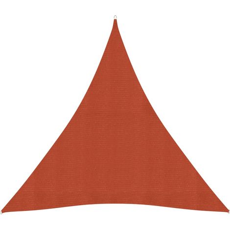 Vela in tessuto per ombrellone 160 g/m² HDPE 4,5 x 4,5 x 4,5 m terracotta (1/5)
