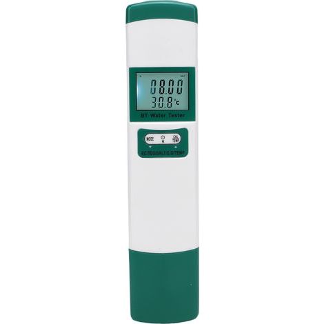 Tester digitale 5 in 1 di precisione per la qualità dell'acqua, con funzioni di EC, TDS, sale, densità relativa e temperatura, per acquari e acquari (Tuya) (1/5)