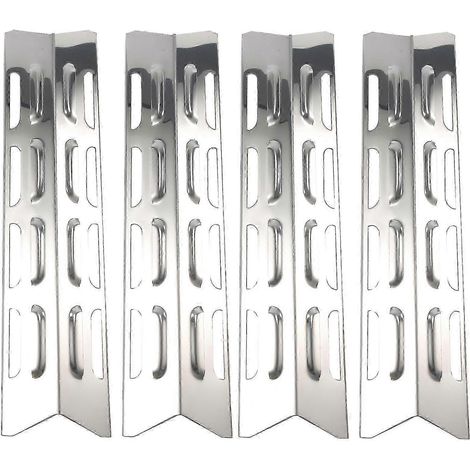 Plaques de répartition de chaleur en acier inoxydable PCS compatibles avec les barbecues à gaz, pièces de rechange compatibles avec les barbecues Mastercard compatibles avec Withge/Perfect Flame. (1/5)