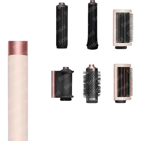 Asciugacapelli, design multifunzionale, prestazioni ad alta velocità, 6 in 1 - rosa, spina UE 220V-240V (1/2)