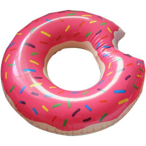 Bouée gonflable épaisse en forme de donut (80 cm) (1/5)