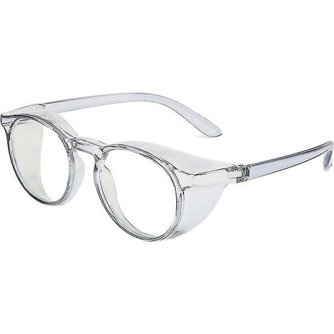 Antibeschlag, Blaulichtfilter, klare, Unisex-Schutzbrille mit Pollenschutz und Sonnenschutz – Grau