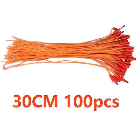 Rallonge de fil d'allumeur électrique pour feux d'artifice 30/50 cm, système de mise à feu pyrotechnique, mèche, 100 pièces 30 cm (1/5)