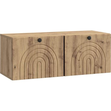 Mueble para TV de pared Roble Artesanal 78,5 x 31 x 30 cm