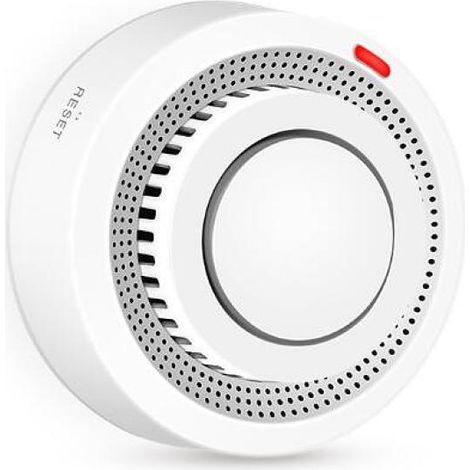 Détecteur de fumée intelligent Security Sentinel avec détection à 360°, durée de vie de 10 ans, format mini et compact, usage polyvalent, vendu à l'unité. (1/5)