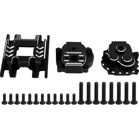 Boîtier de Transmission en Alliage d'Aluminium Silencieux pour Traxxas TRX4M 1/18 - Noir (1/5)