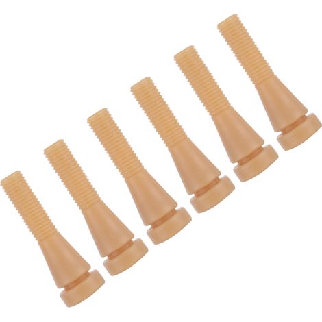100 bâtonnets en caoutchouc pour plumer les canards, les poules et les oies, couleur jaune-rose (1/5)