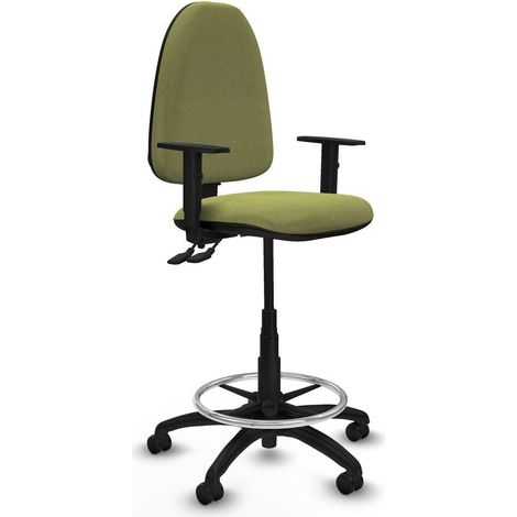 Piqueras-y-crespo Taburete Aýna verde oliva confortable