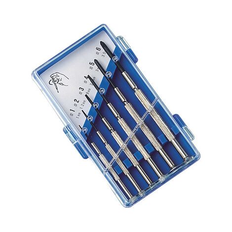 Set 6 microcacciaviti ad intaglio (1/2)