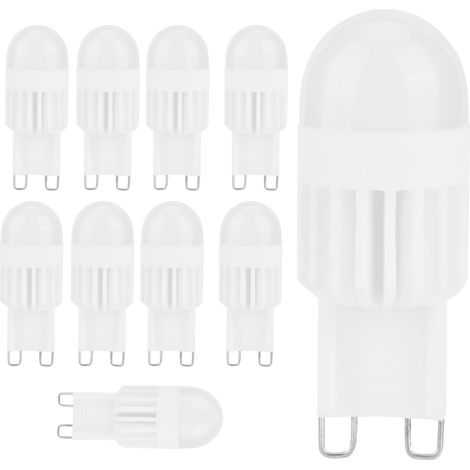 10 G3 3W 5-Pin LED-Lampen für Kronleuchter und Deckenleuchten, warmweiß, 110V (1/5)