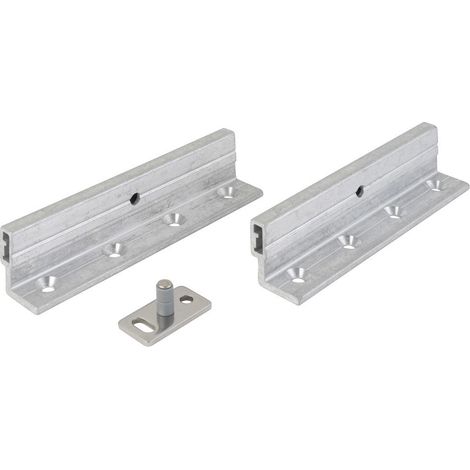 HERMAT Klemmwinkel-Set SAN REMO 9170/HOLZ, Aluminium (1/2)