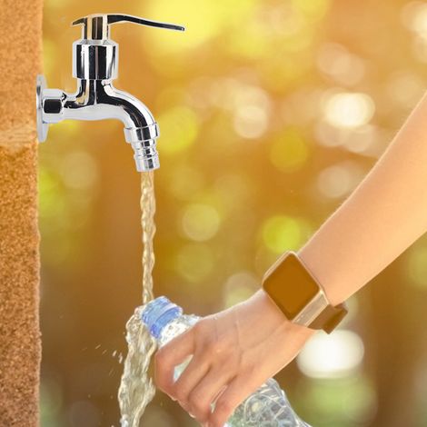G1/2"-Wandarmatur für Waschmaschine im Badezimmer, ein Kaltwasserhahn (1/5)