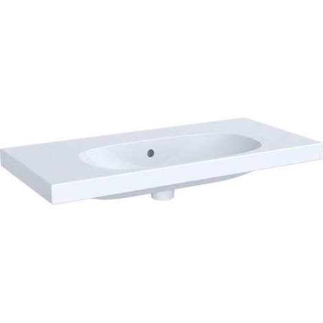 GE Acanto WT, version exportation/export, 90x42cm fixation simple, sans support, avec revêtement, blanc (1/5)