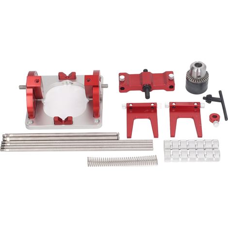 Bohrschablone aus Aluminiumlegierung, verstellbares Positionierungszubehör für die Holzbearbeitung. (1/5)
