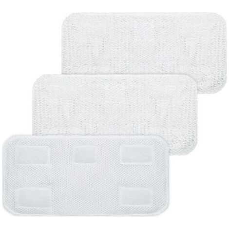 Pair Tapis de remplacement pour tête de balai à vapeur Sienna Luna pour SSM-3006 Lot de 3 tampons en microfibre (1/5)