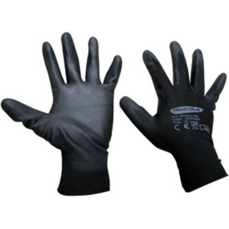 12 x GUANTI NYLON POLIURETANO ECO-LITE GRIGIO TG. 6