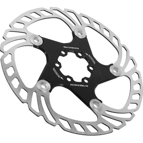 Disque de frein pour vélo, léger et dissipateur de chaleur, disque de frein flottant pour VTT et vélo de route, fixation par 6 vis, 180 mm / 7,1 pouces (1/5)