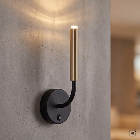 Wandlampe mit Schalter Messing Metall G9 vielseitig (1/5)