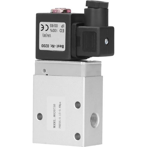 Électrovanne 2 positions 3 voies à commande unique, distributeur directionnel 6 mm de diamètre 8020750AC110V (1/5)