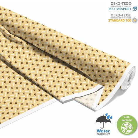 Outdoor dekostoffe oxford - Motiv Pfoten und Knochen (1/5)