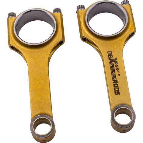 Titanized Bielle Conrods Connecting Rods for Fiat 500 Old Model 2 cylinder 130mm (1/5)
