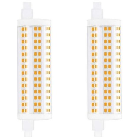 20W 118mm R7s Dimmable Ampoule LED J118 Lumière du jour 4000K 2200lm double extrémité spot équivaut à 200W ampoule halogène pour maison, salon, balcon, hôtel, restaurant, etc(2pcs) [Classe éner (1/4)