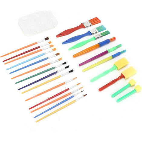 Malpinsel-Set mit 20 verschiedenen Größen – multifunktional, robust, tragbar und praktisch – ideal für Künstler, Schüler und Kinder (1/5)