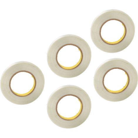 5er-Packung transparentes Glasfaser-Umreifungsband mit hoher Zugfestigkeit zum Verpacken und Versiegeln (1/5)
