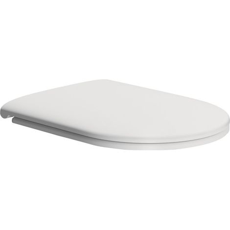 Abattant WC, Soft Close, Quick Release, blanc mat/chrome (1/2)