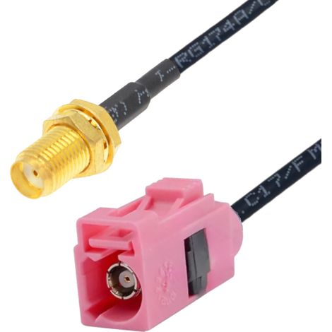 Cavo di collegamento Fakra con connettore H / connettore SMA RG174 4m