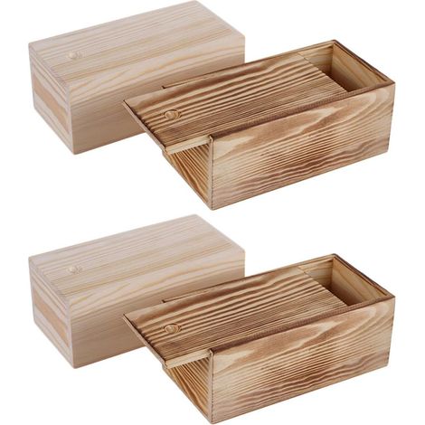 Ensemble de 4 Boîtes à Bijoux en Plastique pour Rangement de Colliers et Diamants, Petite Taille Décorative pour Coiffeuse ou Bureau Grosse Capacité (1/5)