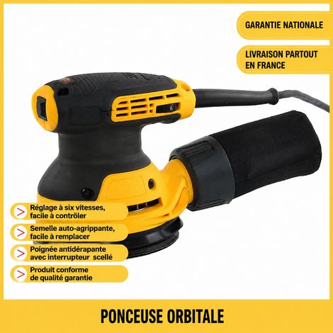 Ponceuse Excentrique Électrique 280W 125mm DWE6423 Polisseuse Orbitale 8000-12000 tr/min 220V 3 kg – Livraison gratuite (1/5)