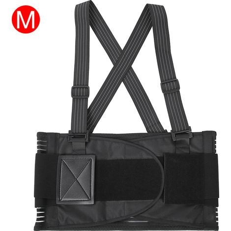 Ceinture De Soutien Lombaire - Renfort Lombaire Ajustable Avec Barres De Correction - Pour Soulagement Douleur Lombaire Et Protection Posturale - Taille Unique (1/5)