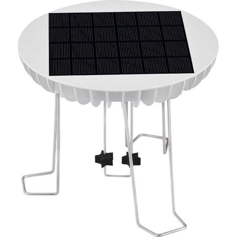 Agitateur solaire BSV-SW003 IP65 5V 2W batterie blanc bassin (1/4)