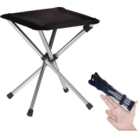 Klappbarer Campingstuhl Campingstuhl klappbarer Outdoor Hocker ultraleichter Camping Klapphocker Outdoor Hocker Campinghocker für Camping Outdoor (1/5)