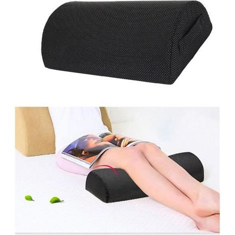 2x Coussin de Jambe Coussin Mousse à Mémoire Forme Motif de Demi-lune (1/4)