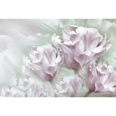Papier peint panoramique - Fleurs - 130 cm x 88 cm (1/2)
