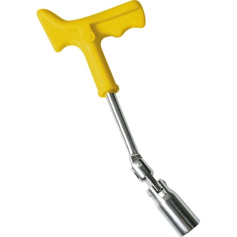 Power Grip, chiave svitacandele con bussola snodata - 16 mm (1/2)