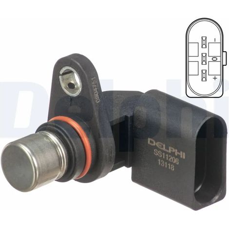 Capteur, position d'arbre à cames Delphi Technologies SS11206 AUDI 004 1533 728