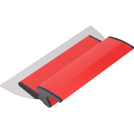 Alisadora de paredes de 250 mm, hoja de acero inoxidable, llana para placas de yeso, ideal para pintar, enlucir y alisar. (1/5)