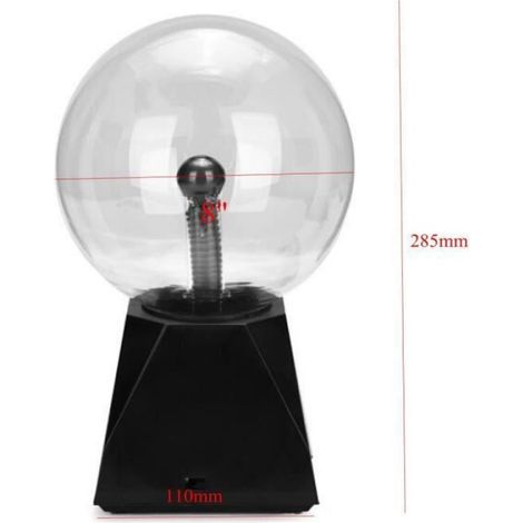 ss-33-TEMPSA 8'' Magique Lampe Boule Détecteur Tactile à Plasma Lumière Décor Jouet Cadeau (1/4)